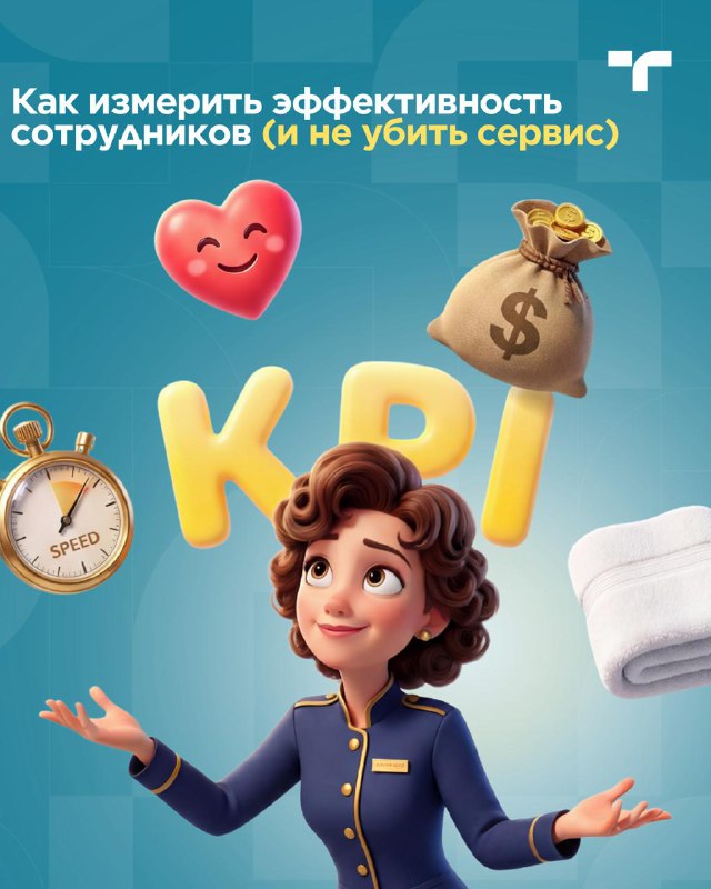 Какие отчеты в 1С:Отель помогают собрать  KPI — карточка 1